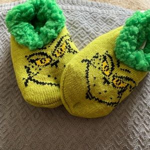 The Grinch slipper socks